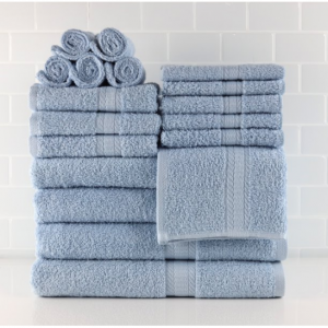 Mainstays Basic Bath Collection, 18-Piece Towel Set, (4 Bath, 4 Hand, 10 Wash) @ Walmart