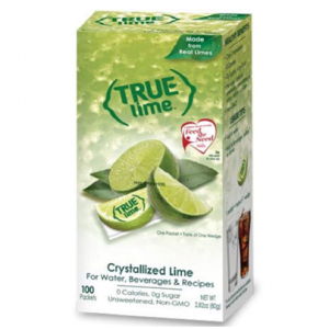 True Lime 零卡速溶青檸粉 2.82oz x 100小包 @ Amazon