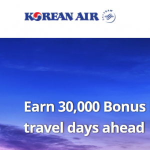 Korean Air - 夏日机票大促，改签机票免手续费