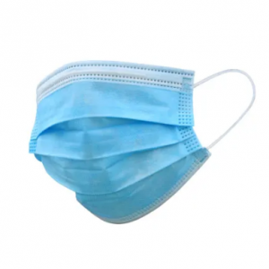 DSBJ 3-Ply Pleated Disposable Face Mask, Adult, One Size, Box Of 50 @ Office Depot and OfficeMax