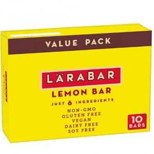 Larabar Gluten Free Bar, Lemon, Dairy Free, 10 ct, 16 oz