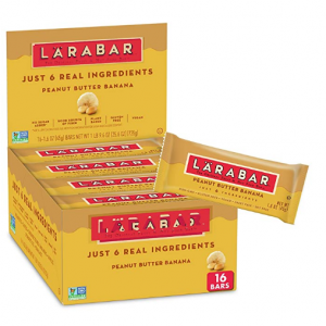 Larabar Gluten Free Peanut Butter Banana Energy Bars, Vegan, Snack, 1.7oz, 16CT