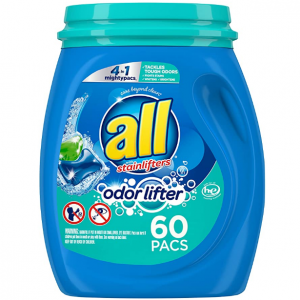 All 强效去渍四合一洗衣球 60粒 @ Amazon