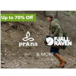 Steep and Cheap官網 精選Prana、Fjallraven等品牌戶外運動服飾促銷