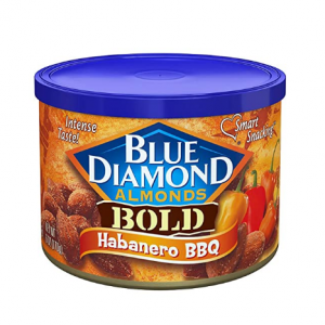 Blue Diamond Almonds, Bold Habanero BBQ, 6 ounce (Pack of 6)