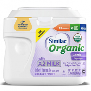 Similac Organic with A2 Milk Infant Formula, 23.2 Oz Each, (Pack of 6) @ Amazon