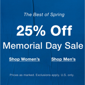 25 % Off Memorial Day Sale @ rag & bone 