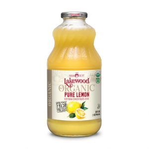 Lakewood 有机鲜榨柠檬纯果汁 -- 32 fl oz