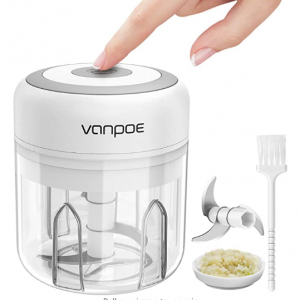 VANPOE 迷你电动切蒜机 @ Amazon