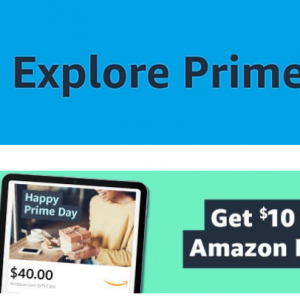 $10 promotional credit when you spend $40+ @Amazon