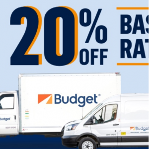 Budget Truck Rental - 学生本地搬家专享：8折特价，单程搬家可享受 15% 的折扣