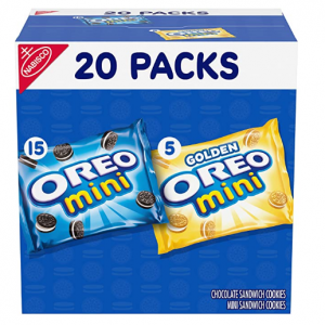 OREO Mini Mix Sandwich Cookies Variety Pack, 20 - 1 oz Snack Packs @ Amazon