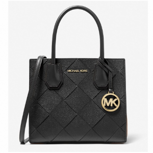 75% Off Michael Kors Mercer Medium Woven Leather Accordion Crossbody Bag @ Michael Kors