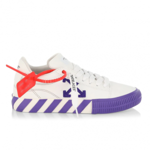 $75 Off Off-White Arrow Low-Top Canvas Sneakers @ Saks Fifth Avenue