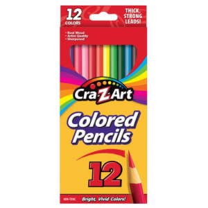 Cra-Z-Art 12色彩色铅笔 @ Walmart 