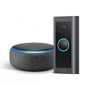 Amazon - Amazon Echo Dot 3 智能音箱 + Ring智能門鈴，直降$50