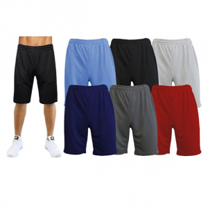 40% off Galaxy By Harvic 3-Pack Men's Performance Mesh Shorts @ Woot