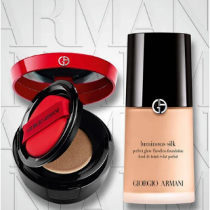 红气垫精华粉底液+粉底液