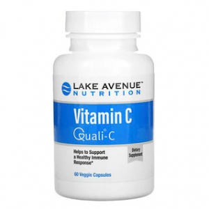 Lake Avenue Nutrition, Vitamin C, Quali-C, 1,000 mg, 60 Veggie Capsules @ iHerb