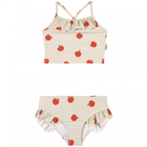 Kuling 红苹果图案泳衣套装