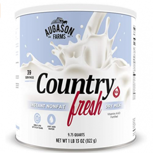 Augason Farms 速溶脱脂奶粉，822克 @ Amazon