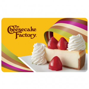 The Cheesecake Factory Gift Card Limited Time Offer