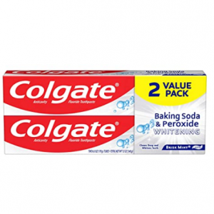Colgate Baking Soda and Peroxide Whitening Toothpaste - 6 ounce (2 Count) @ Amazon 