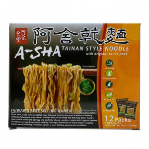 A-Sha Tainan Style Ramen Noodles, 3.35 oz, 12-count @ Costco