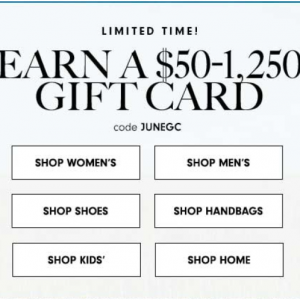Earn up to a $1,250 Gift Card with Regular-price Purchase @ Neiman Marcus 