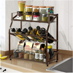 eletecpro Kitchen Spice Rack Organizer @ Amazon