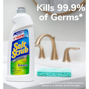 Soft Scrub Cleanser with Bleach Surface Cleaner 24 Fluid Ounces @ Amazon