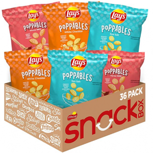 Lay's Single Serve Variety Pack Pack, Lay's Poppables, 36 Count @ Amazon