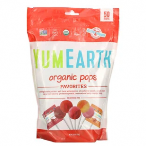 YumEarth, 有机汽水，口味，50 汽水，10.9 盎司（310 克）