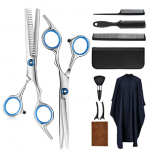 SKINER Hair Scissors Cutting Kit 11 pcs $7