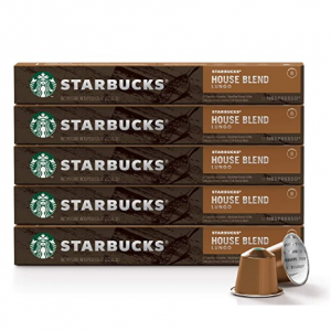 Starbucks Nespresso House Blend 咖啡胶囊 50颗 @ Amazon