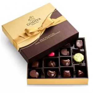 Godiva 黑巧克力礼盒 15颗
