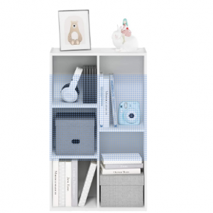 Furinno 5-Cube Open Shelf, White @ Amazon