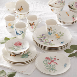 蝶舞花香28 件餐具套装