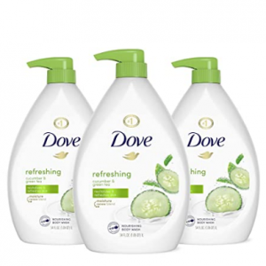 Prime Day: Dove Refreshing Cucumber and Green Tea Body Wash 34 oz 3 Count @ Amazon 