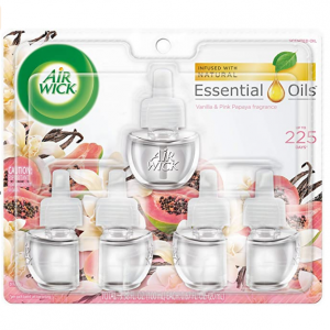 Air Wick 香草和粉红木瓜精油5个装，（5x0.67 盎司）