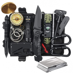 Survival Gear and Equipment 14 in 1 @ Amazon