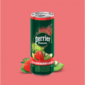 Perrier Fusions 含果汁雙重口味氣泡水 8.45Oz 24罐 @ Amazon