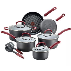 T-Fal Kitchen 厨房锅具促销, 12件套$69 @ Amazon