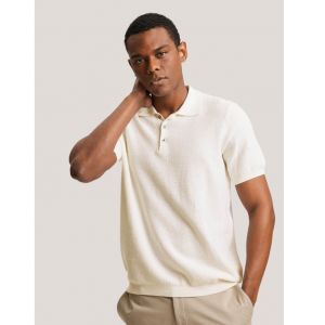 Gentle Herd Short-Sleeved Cashmere POLO衫
