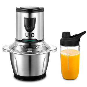 UIO 2 合 1 电动食品切碎机和个人搅拌机
