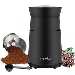 VIEWKA VK-7450 电动干香料和咖啡研磨机，可拆卸杯子