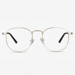 St Michel 金色圆形镜框