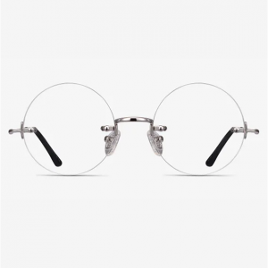 Palo Alto 银色圆形镜框