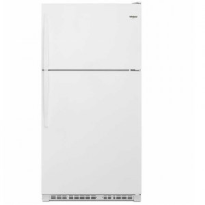 Whirlpool 20 cu. ft. 宽顶冷冻冰箱，带无框玻璃搁架