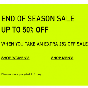End of Season Sale - Up To 50% Off + Extra 25% Off Sale Styles @ rag & bone
